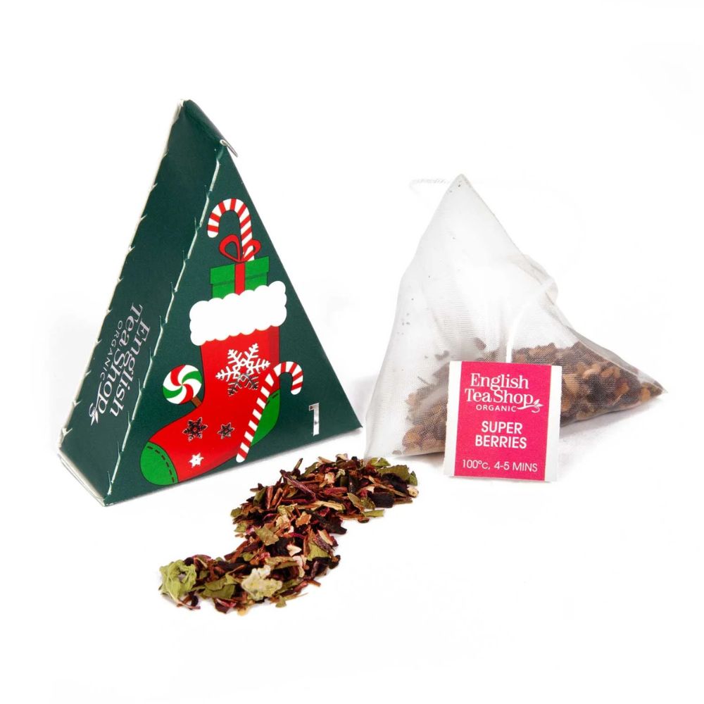 English Tea Shop | Teebuch Adventskalender mit 24 köstlichen Tees - Weiß