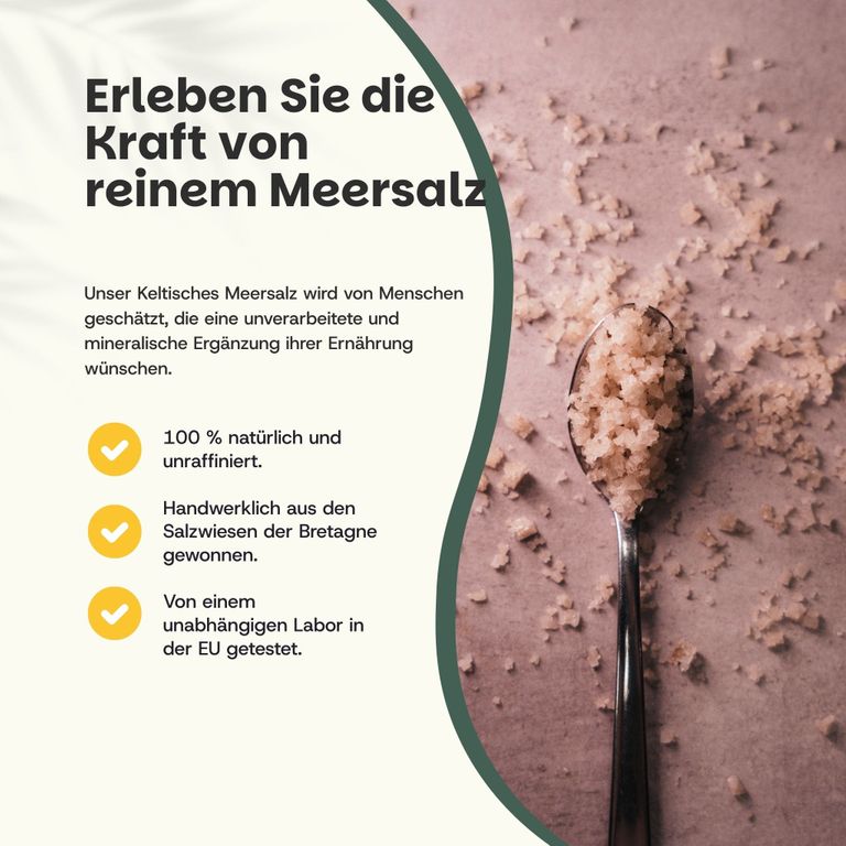 Cupplement Keltisches Meersalz – grob & naturbelassen