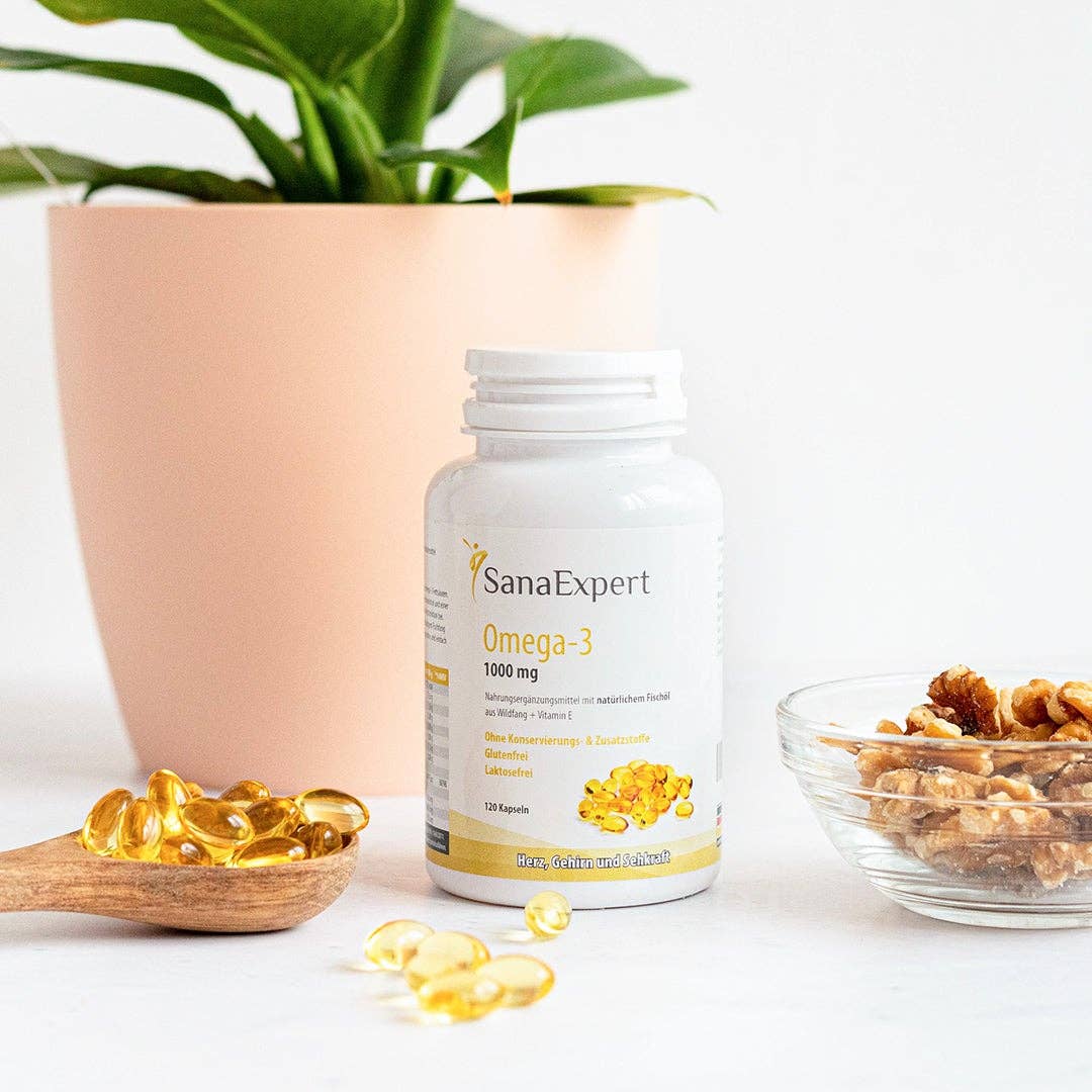 SanaExpert Omega-3 Weichkapseln, 120 Stück – Bild 3